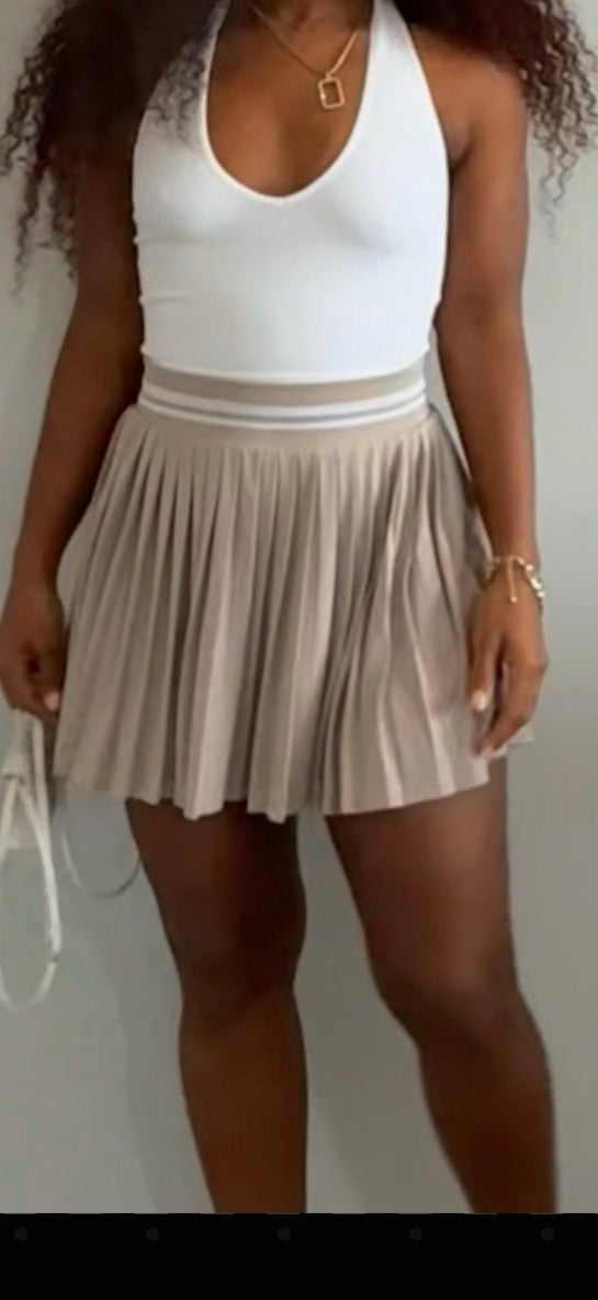 Pleated Tennis Skirt