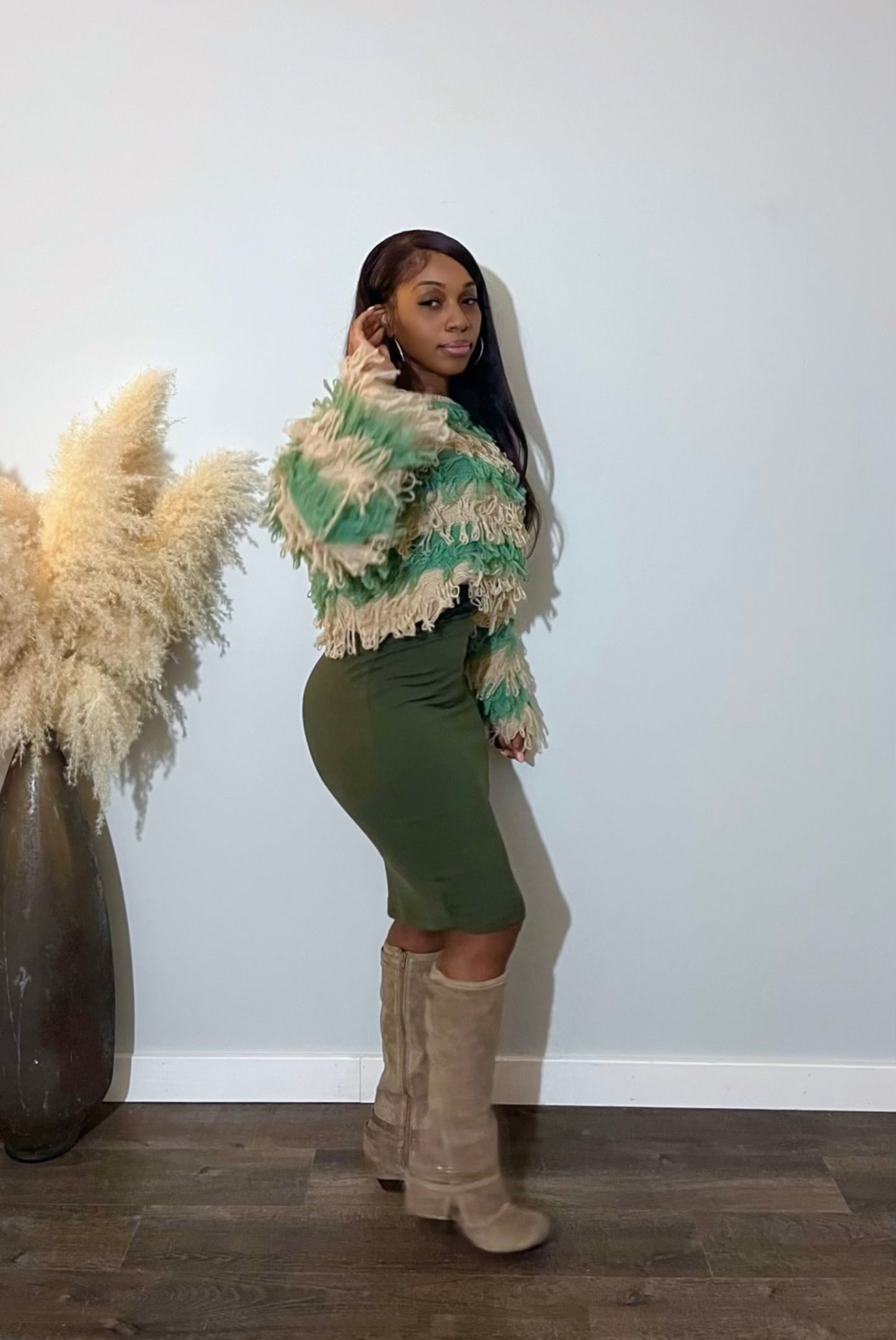 Oscar shaggy sweater