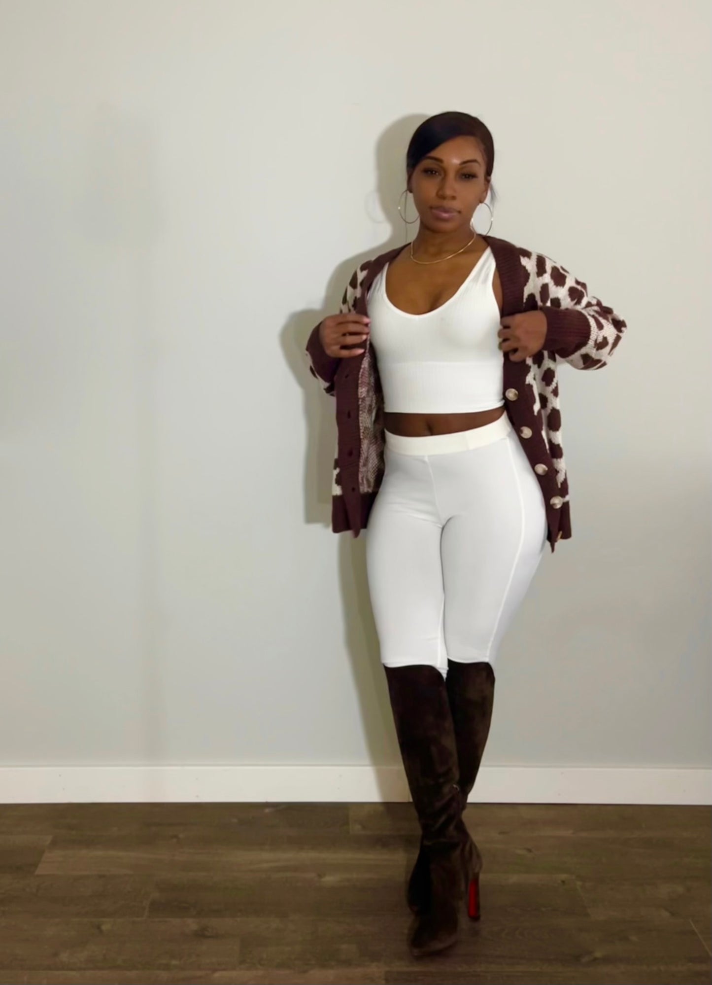 Spot Me Animal print sweater