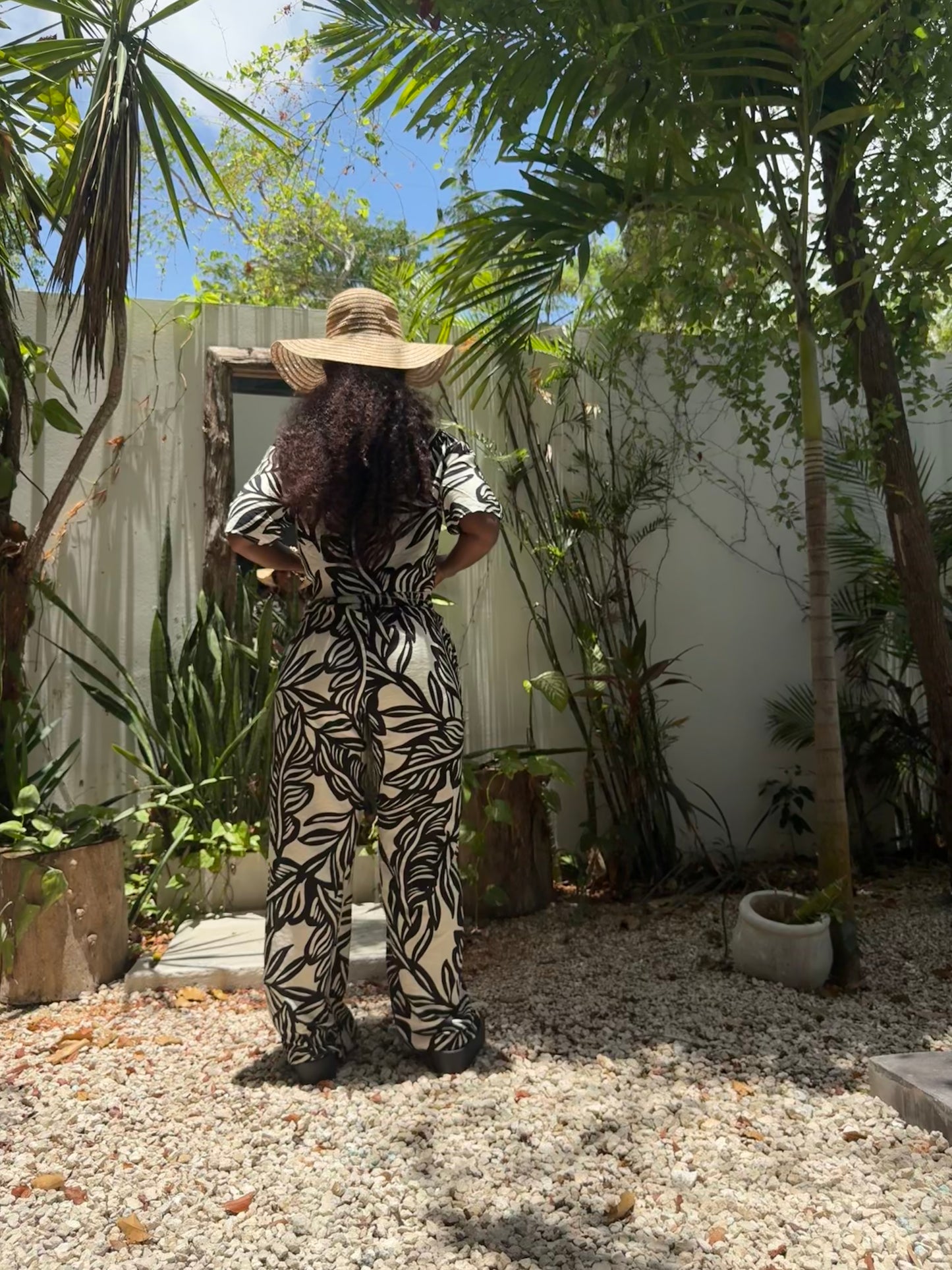 Cenote two piece floral set