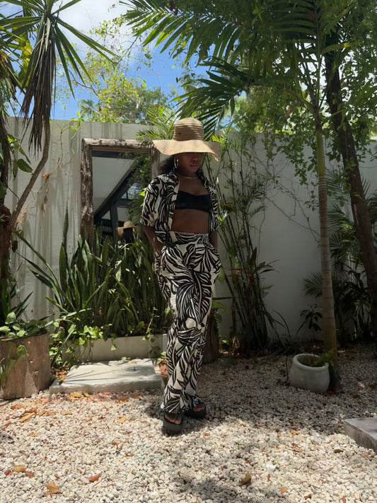 Cenote two piece floral set